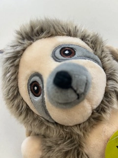 Lightning Dog Roper Ringer Sloth Plush Dog Toy