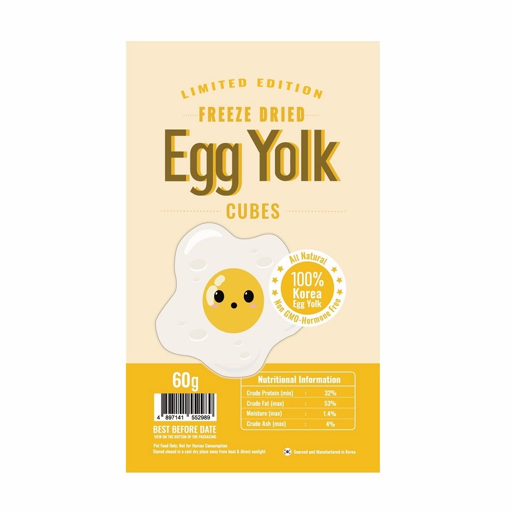 Limited Edition Freeze Dried Egg Yolk Treats for Dogs & Cats