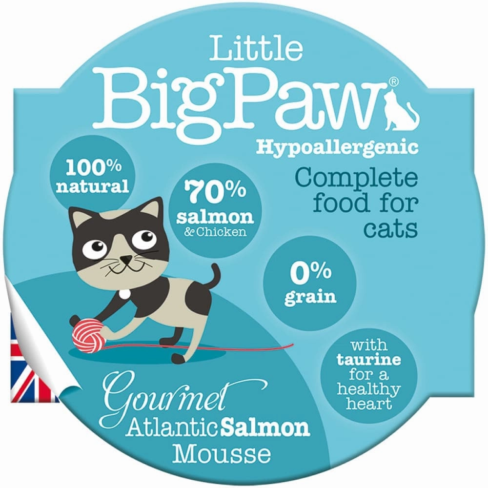 Little Big Paw Atlantic Salmon Mousse Cat Wet Food