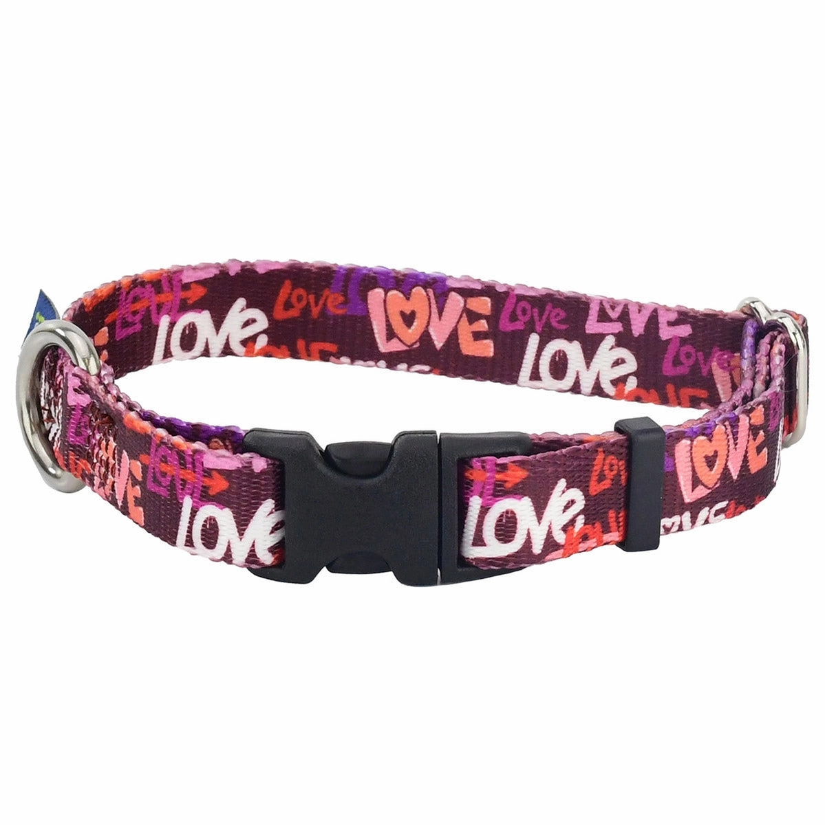 Love Graffiti Red EarthStyle Dog Collar