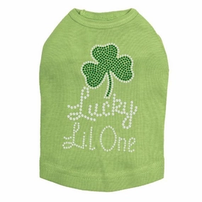 Lucky Lil One Rhinestone Dog Tank