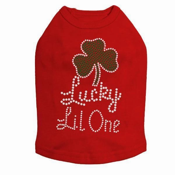 Lucky Lil One Rhinestone Dog Tank