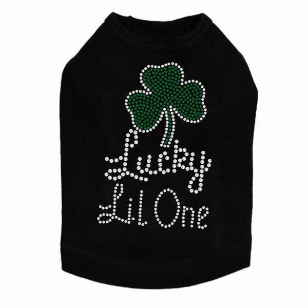 Lucky Lil One Rhinestone Dog Tank