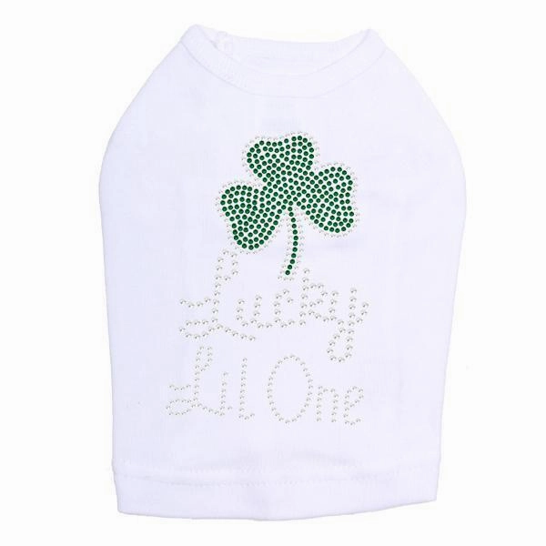 Lucky Lil One Rhinestone Dog Tank