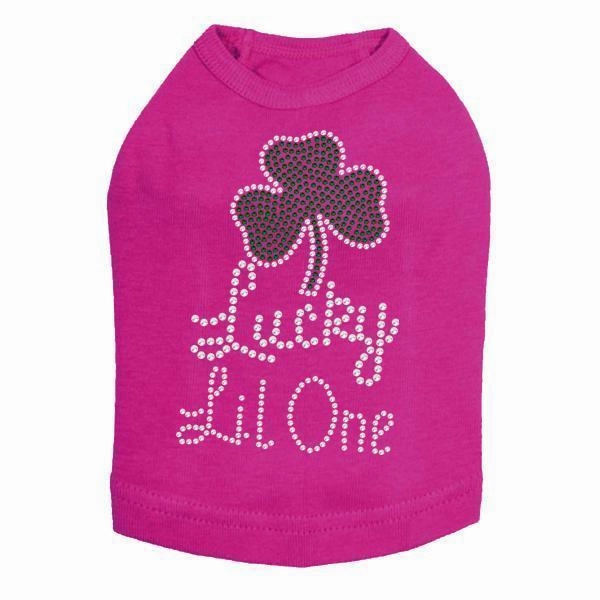 Lucky Lil One Rhinestone Dog Tank
