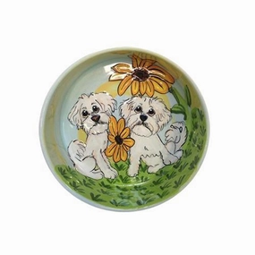 Maltese 9 Dog Bowl