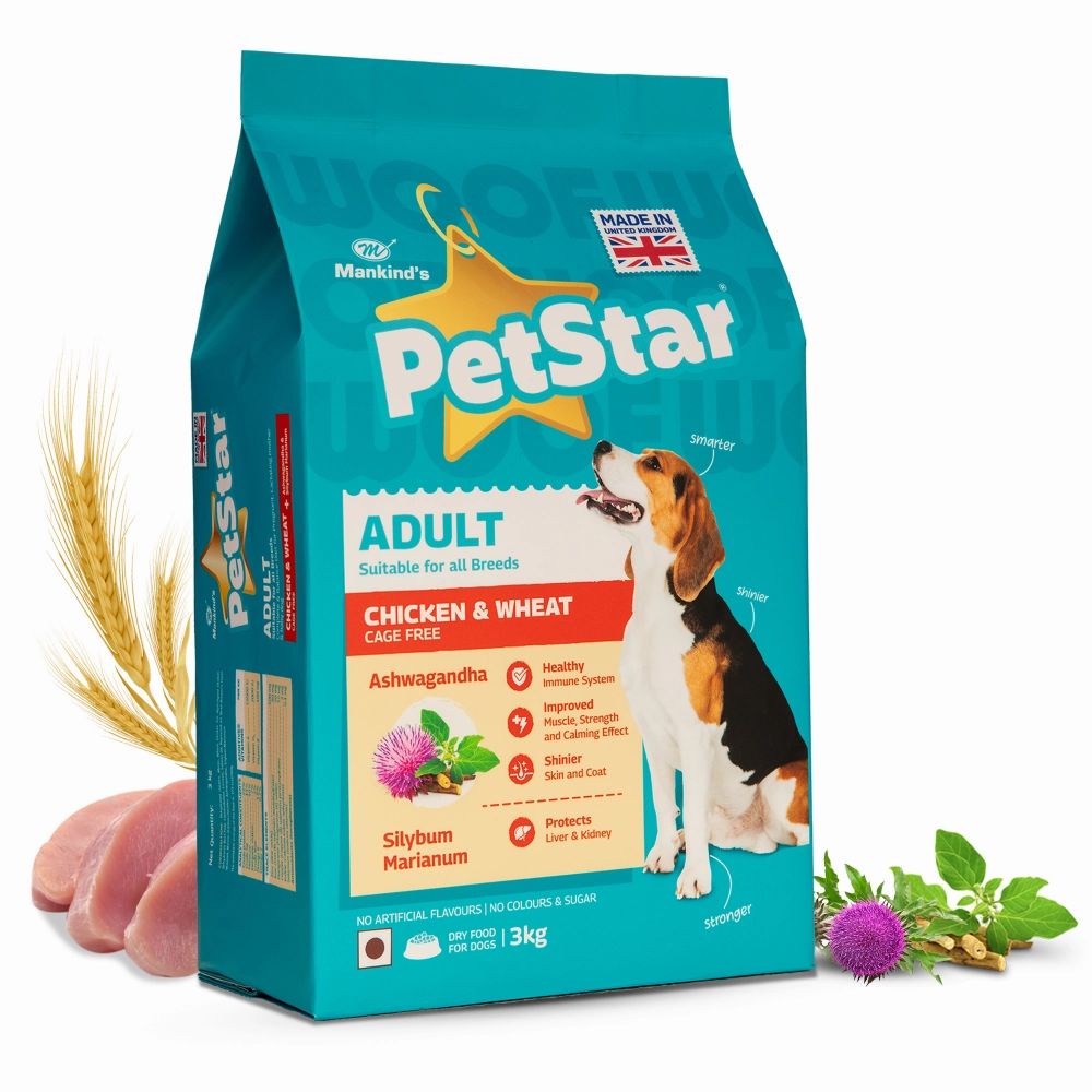 Mankind Petstar Chicken and Wheat Adult Dog Dry Food