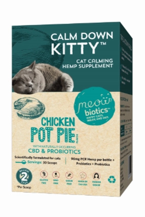 Meowbiotics Calm Down Kitty Probiotic Supplement For Cats