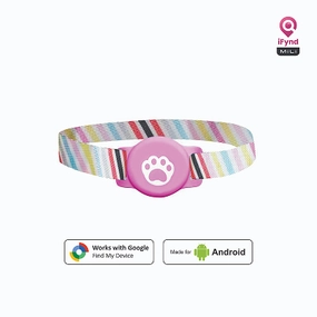 Mitag Go Anti Loss Device with Collar for Cats (Pink) | Android