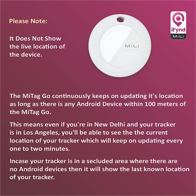 Mitag Go Anti Loss Device with Keychain for Dogs and Cats (Black) | Android