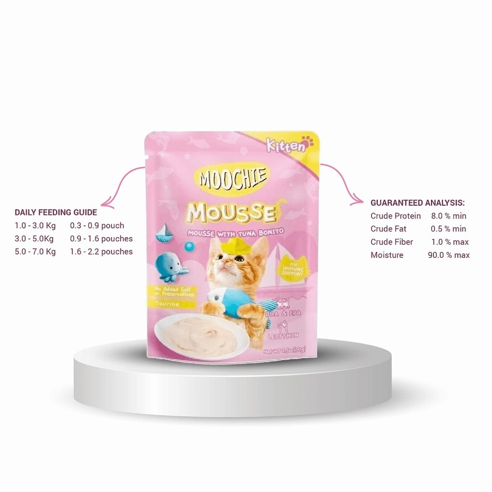 Moochie Mousse with Tuna Bonito Cat Treats