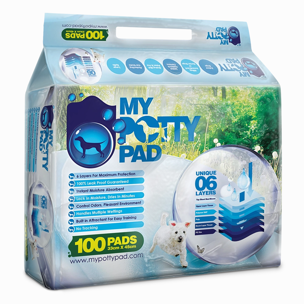 My Potty Pad Dog Training Pads 100pads (33cm x 45cm)