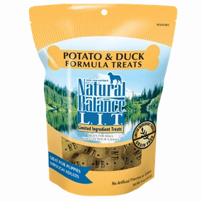 Natural Balance L.I.T. Limited Ingredient Treats Potato and Duck Dog Treats