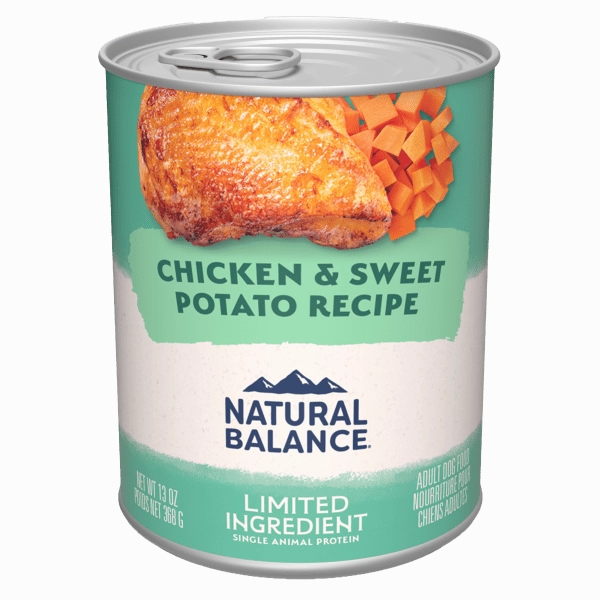 Natural Balance Limited Ingredient Chicken & Sweet Potato Recipe Canned Dog Formula
