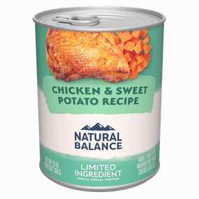 Natural Balance Limited Ingredient Chicken & Sweet Potato Recipe Canned Dog Formula
