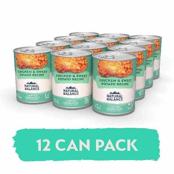 Natural Balance Limited Ingredient Chicken & Sweet Potato Recipe Canned Dog Formula