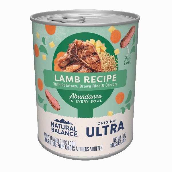 Natural Balance Original Ultra Lamb Recipe Pat Canned Dog Food