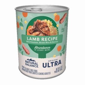 Natural Balance Original Ultra Lamb Recipe Pat Canned Dog Food