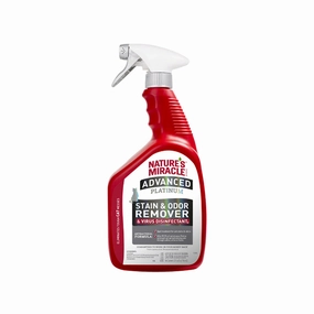 Nature's Miracle Cat Advanced Platinum Stain & Odor Remover & Virus Disinfectant 32oz