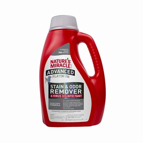 Nature's Miracle Dog Advanced Platinum Stain & Odor Remover & Virus Disinfectant 64oz