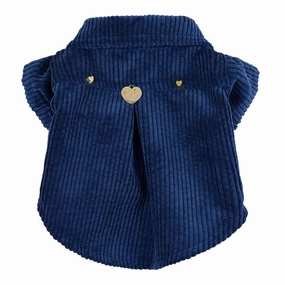 Navy Girl Dog Shirt