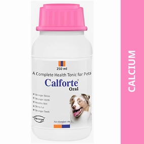 Neo Kumfurt Calforte Oral Syrup Health Tonic for Dogs and Cats (250ml)
