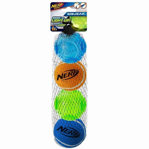 Nerf Dog LED TPR Squeak Tennis Sonic Ball