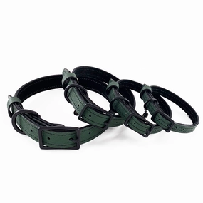 Nixon Classic Leather Dog Collar Black Forest