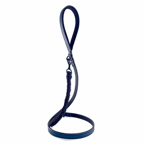 Nixon Leather And Macrame Dog Leash Orion Blue/Black