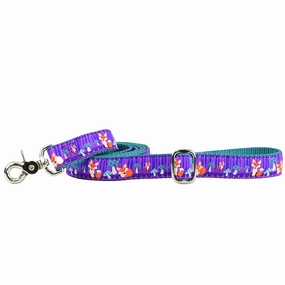 Nocturnal Fox And Mushroom Dog Leash