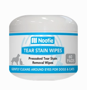 Nootie Tear Stain Wipes with Aloe Vera 60 ct