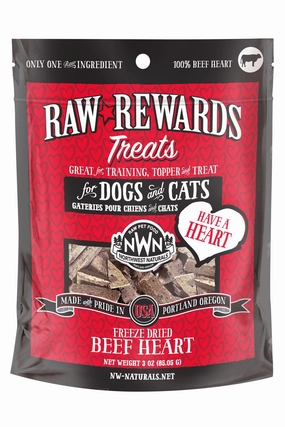 Northwest Naturals Beef Hearts Freeze-Dried Dog Treats