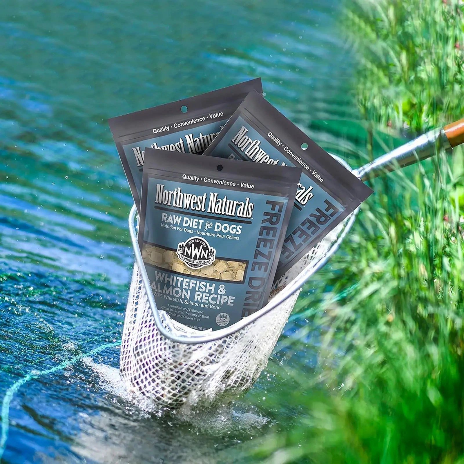 Northwest Naturals Freeze Dried Diets for Dogs - Whitefish and Salmon Recipe