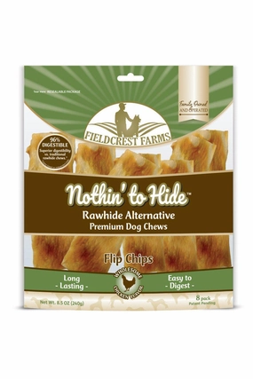 Nothin to Hide Chicken Flip Chips 8 Pack Bag