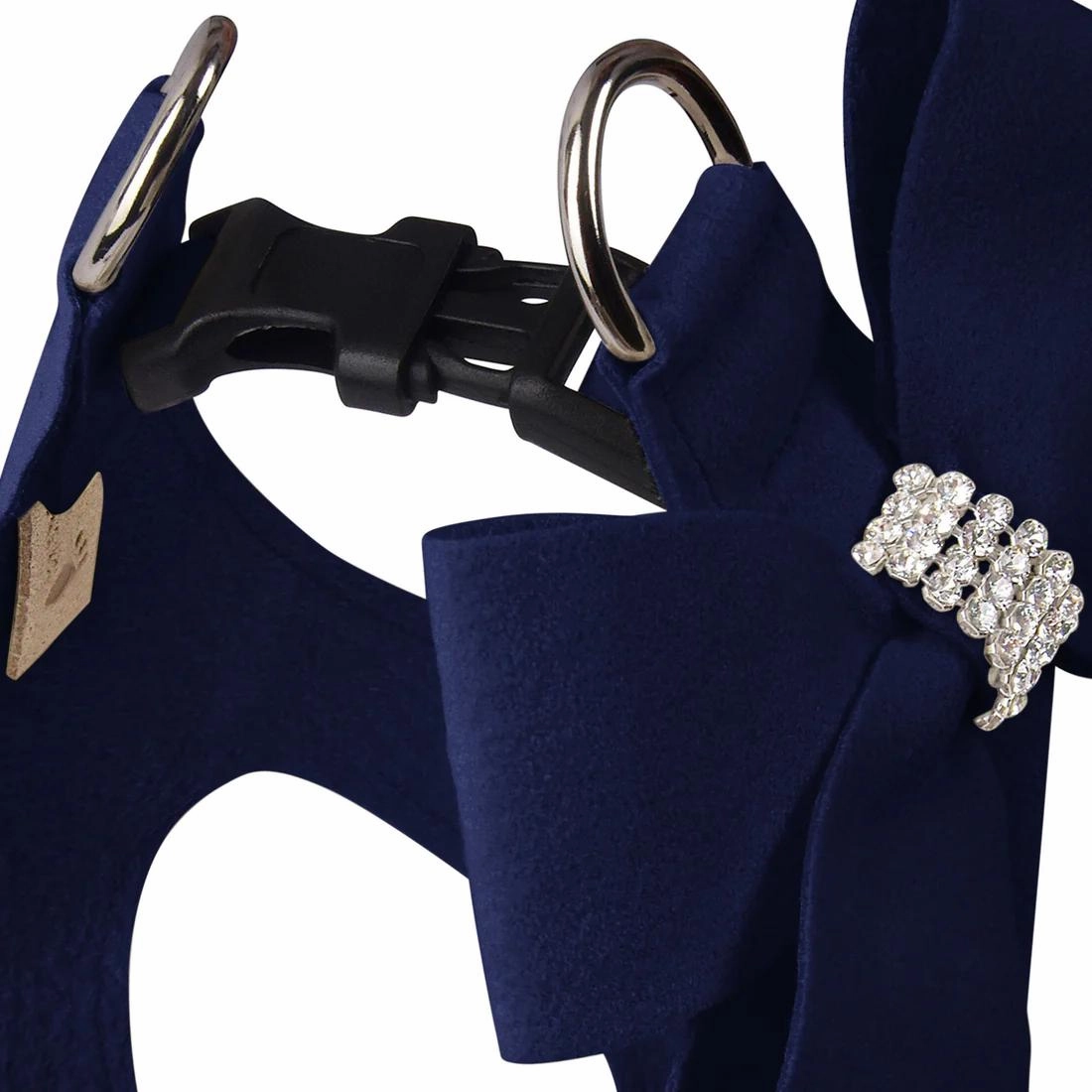 Nouveau Bow Step In Dog Harness Indigo