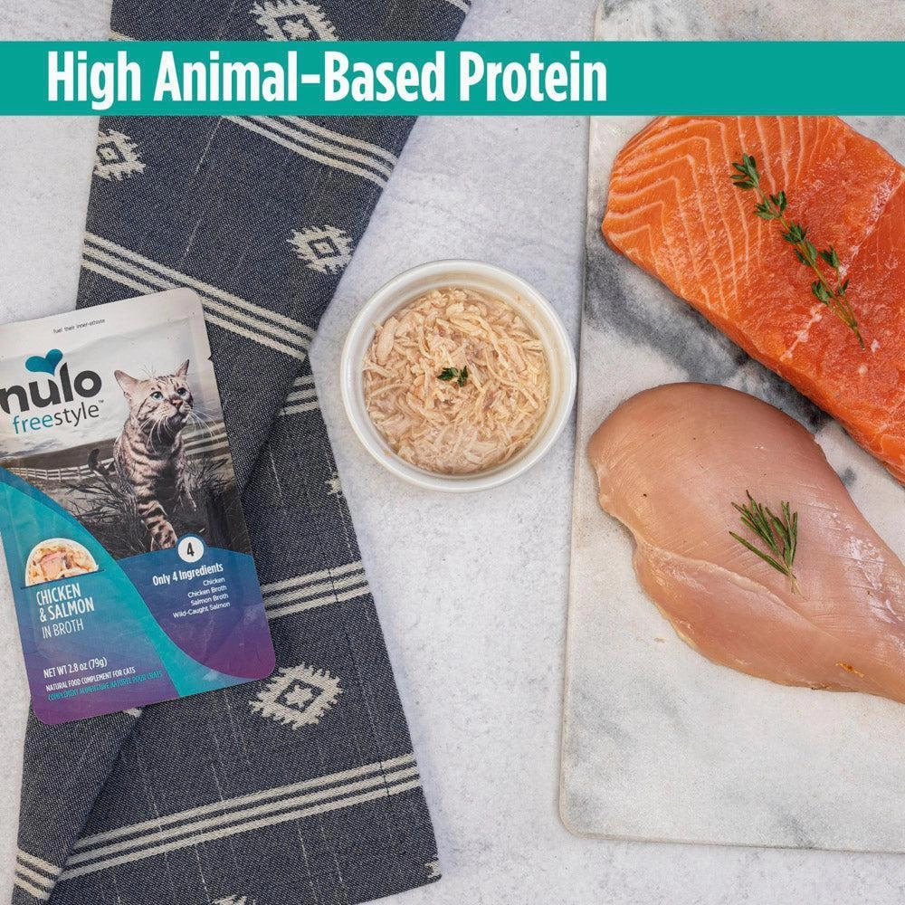 Nulo Freestyle Chicken and Salmon Meaty Topper for Cats