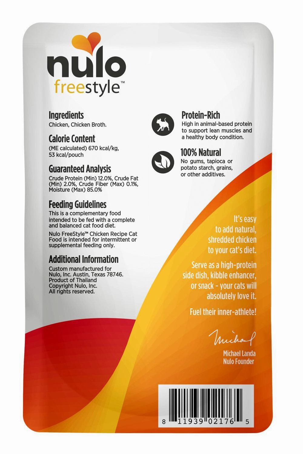 Nulo Freestyle Chicken Meaty Topper for Cats