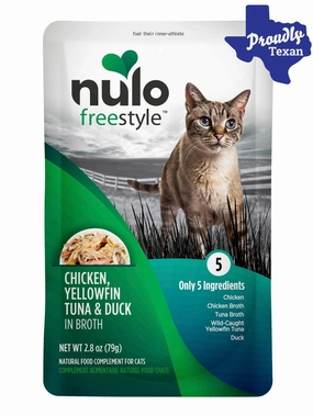 Nulo Freestyle Chicken, Tuna, and Duck Meaty Topper for Cats