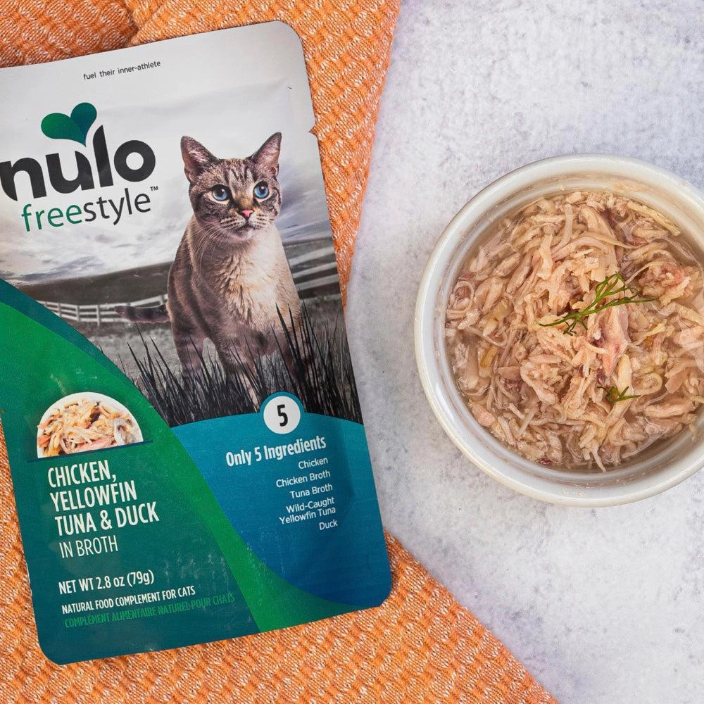 Nulo Freestyle Chicken, Tuna, and Duck Meaty Topper for Cats