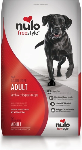 Nulo FreeStyle Grain Free Lamb and Chickpeas Recipe Dry Dog Food