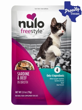 Nulo Freestyle Sardine and Beef Meaty Topper for Cats
