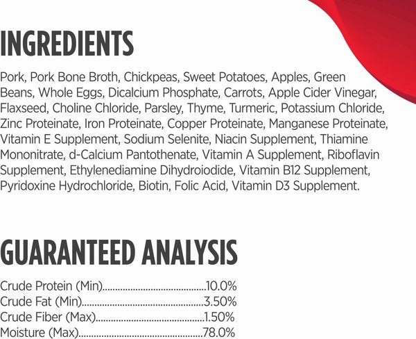Nulo Gently-Cooked Meals Pork & Apple Recipe Wet Dog Food Pouch
