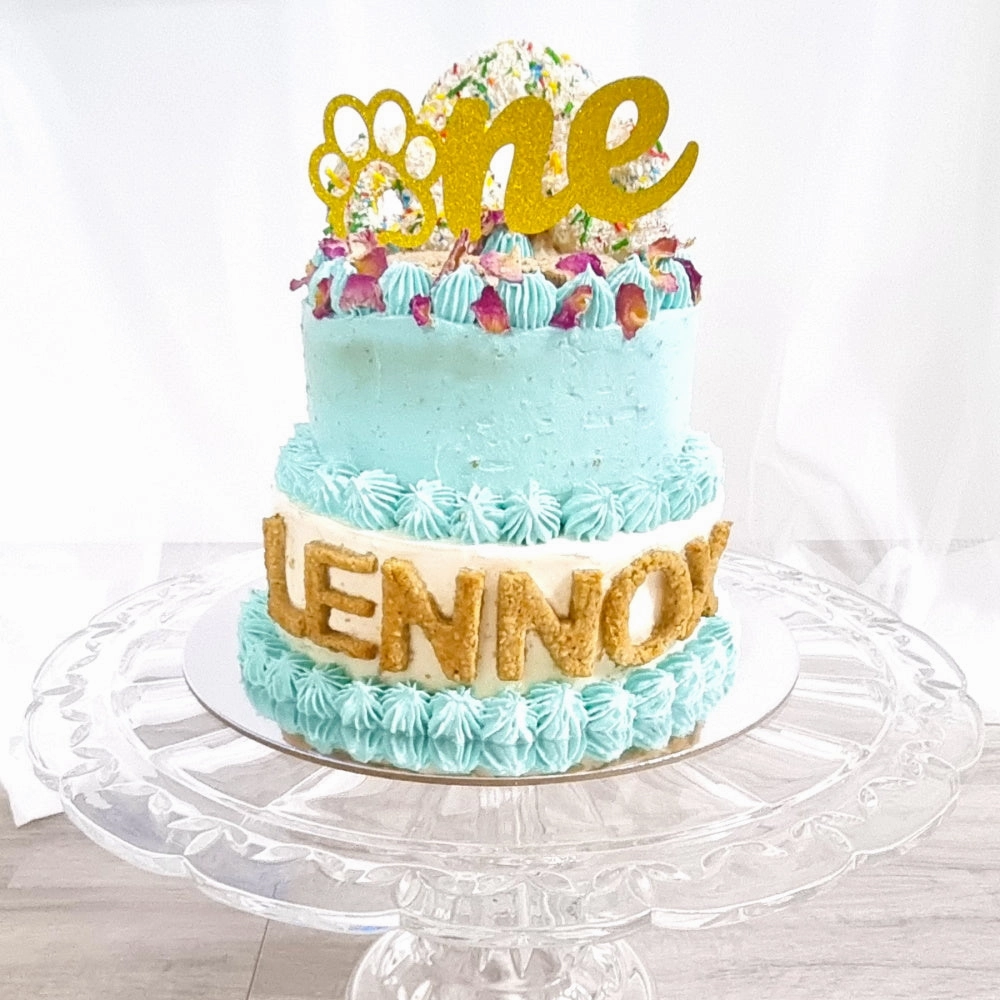 Number One - Dog Cake Topper