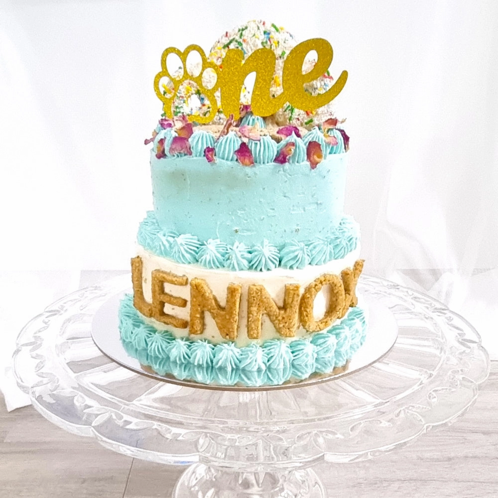 Number One - Dog Cake Topper