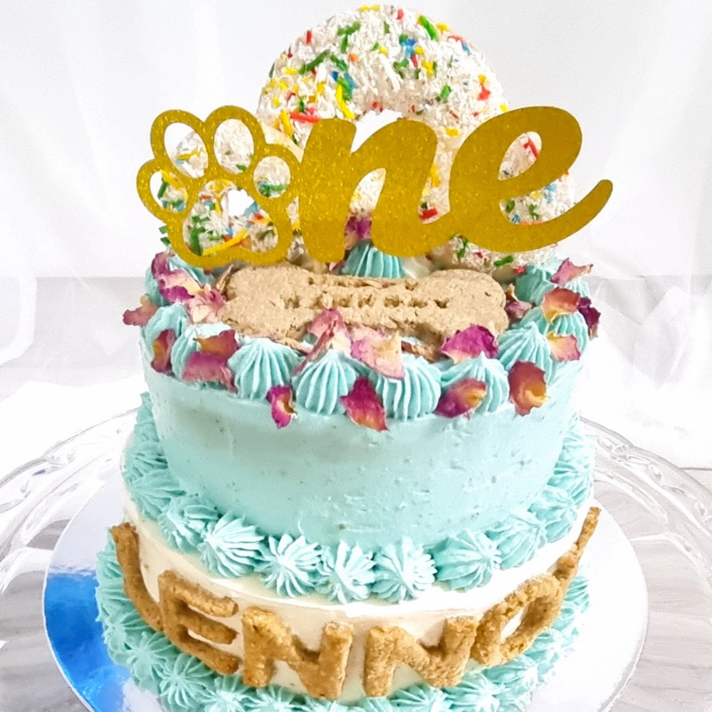 Number One - Dog Cake Topper