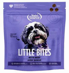 Nutri Source Little Bites Grain Free Beef 6 oz