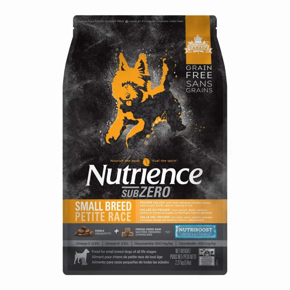 Nutrience - SubZero High Protein Small Breed Dog Food - Fraser Valley Formula