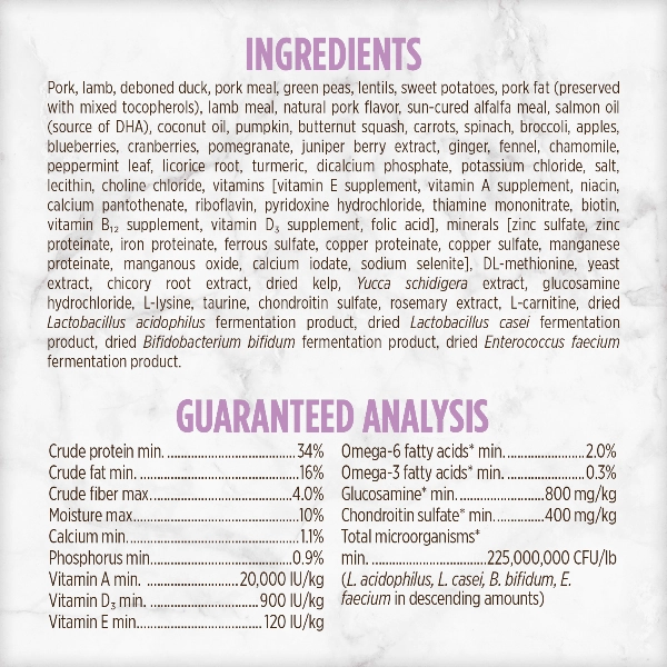 Nutrience Grain Free Pork, Lamb & Duck Dog Food, 10kg