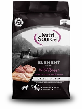 NutriSource Element Series Wild Range Grain Free Recipe Dry Dog Food