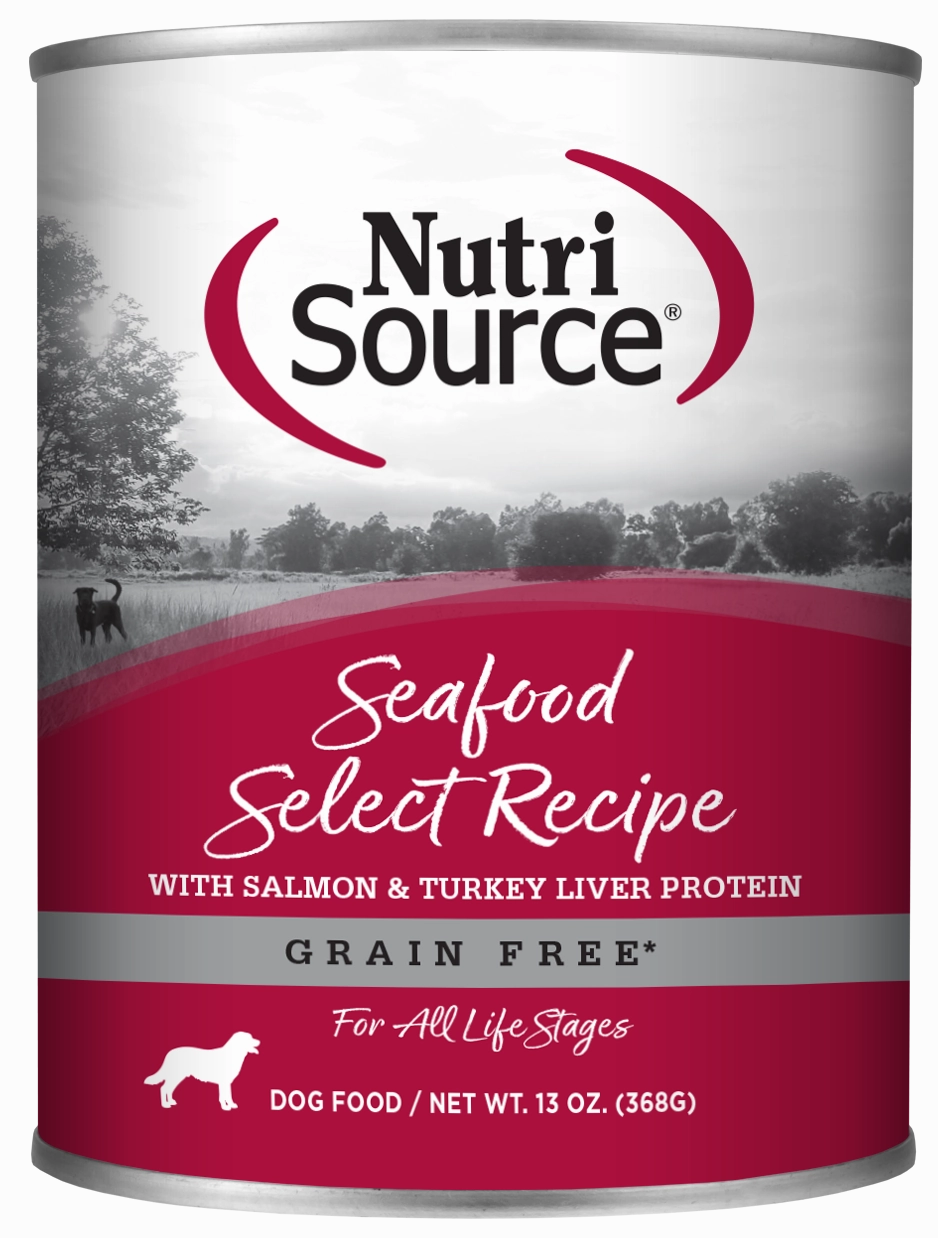 NutriSource Grain Free Seafood Select Canned Dog Food